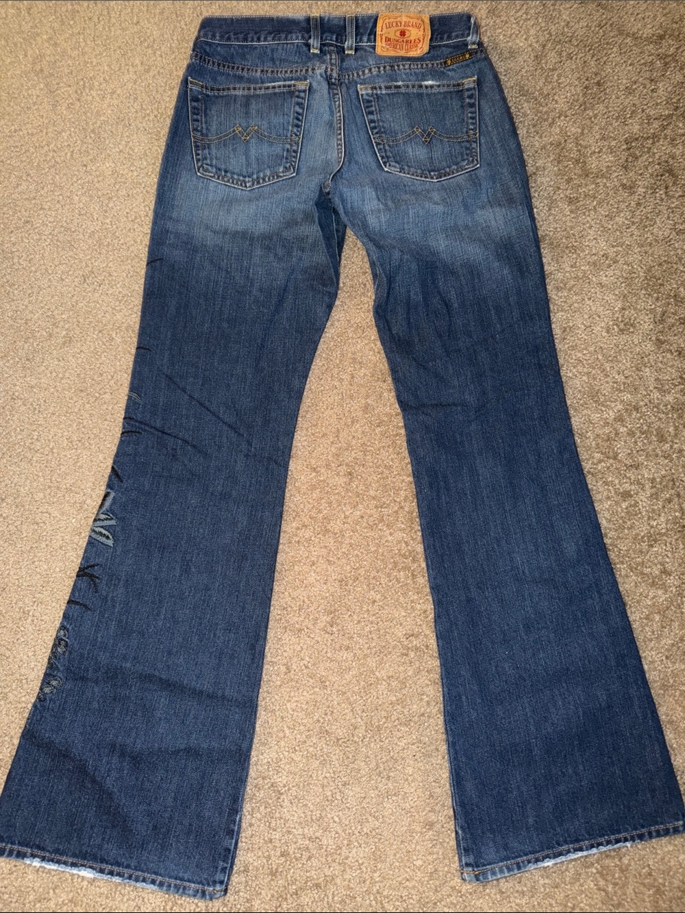 Lucky Brand Dark Blue Straight Leg Jeans - Picture 13 of 13